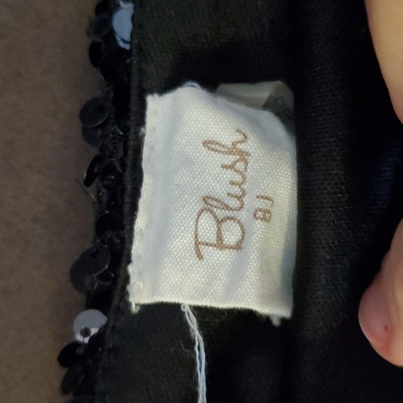 BLUSH BJ sequined halter womens size medium - Picture 3 of 6